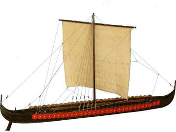 Dušek Vikingská prodloužená loď 1060 1:35 kit / KR-21205
