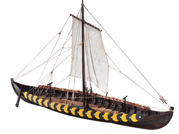 Dušek Vikingská loď Gokstad 1:35 kit / KR-21206