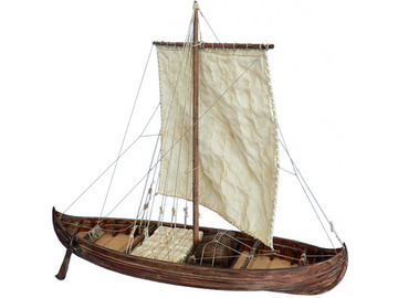 Dušek Vikingská loď Knarr 1:35 kit / KR-21207