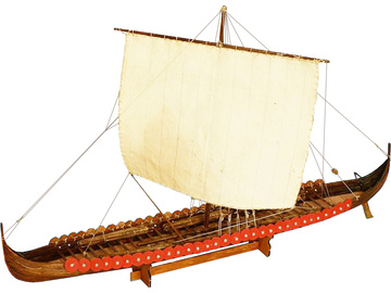Dušek Vikingská prodloužená loď 1:72 kit / KR-21214