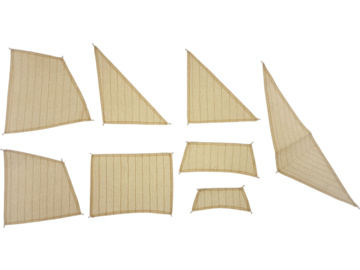 MAMOLI Black Prince 1774 1:57 - set of sails / KR-21746S