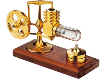 Krick Motor Stirling zlatý smontovaný Krick Motor Stirling zlatý smontovaný / KR-22100