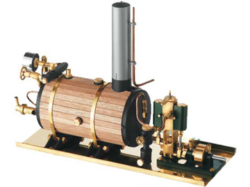 Steam machine with a horizontal boiler with Alex Steam machine with a horizontal boiler with Alex / KR-22301