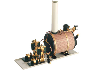 Steam machine with a horizontal boiler with Victor Maxi Steam machine with a horizontal boiler with Victor Maxi / KR-22310