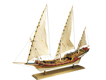 AMATI Sciabecco pirátská loď 1753 1:60 kit / KR-25027