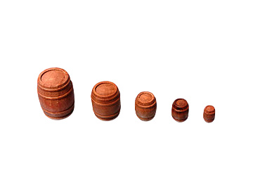 Water barrels 15x17 mm (5 pcs) / KR-60622