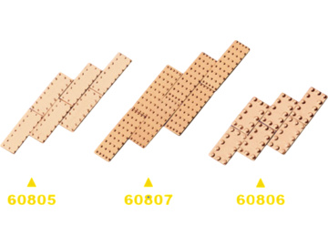 Copper Plates, embossed, 6x12mm (100) / KR-60806