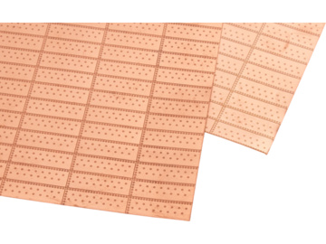 Copper Plates 6x18mm Etching Plate 2x 182 St. 1:64 / KR-60808