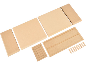 Baseplate MDF 600x200x20 mm Bausatz / KR-61109