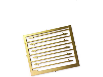 Krick Lodní hák leptaný 30mm (10) / KR-62190