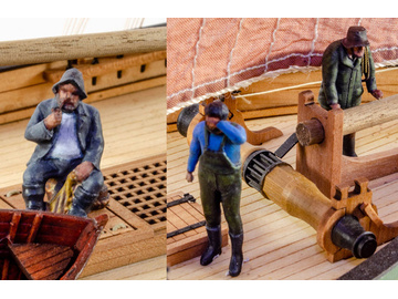 Vanguard Models figurka posádky rybářské lodi (3) 1:64 / KR-62247