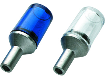 Krick Lampa kruhová modrá s hliníkovým držákem / KR-63392