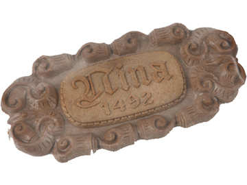 Krick Nina - plastový štítek / KR-64383