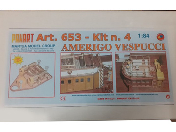 Mantua Model Amerigo Vespucci 1:84 sada č.4 kit Mantua Model Amerigo Vespucci 1:84 sada č.4 kit / KR-800653