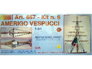 Mantua Model Amerigo Vespucci 1:84 sada č.8 kit Mantua Model Amerigo Vespucci 1:84 sada č.8 kit / KR-800657
