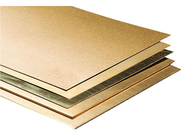Brass sheet 0.1 x 200 x 100mm / KR-80301