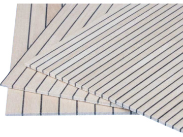 Krick Bootsdeck Birnbaum/schwarz 7/0,5mm / KR-81887