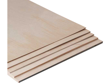 Krick birch plywood 4-plies 5x245x745mm / KR-81910