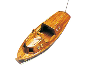 Krick Motorový kajutový člun kit 123x35x43mm / KR-836474