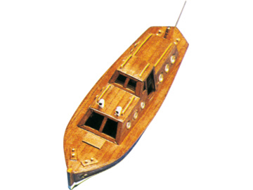 Krick Motorový kajutový člun kit 125x35x43mm / KR-836475