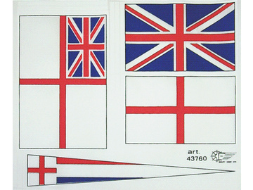 Mantua Model Flag Set: HMS Victory 1: 200 / KR-837434