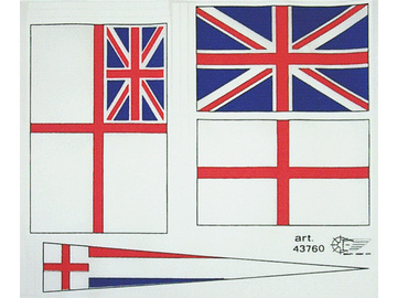 Mantua Model Sada vlajek: HMS Victory 1:200 Mantua Model Sada vlajek: HMS Victory 1:200 / KR-837434