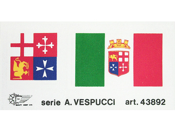 Mantua Model Sada vlajek: Am. Vespucci 1:84 / KR-843892