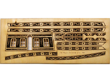 Mantua Model Engraved wood parts: Royal Caroline / KR-844101