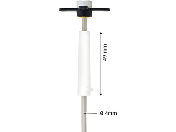 Raboesch uložení kormidla s hřídelí 4mm Raboesch uložení kormidla s hřídelí 4mm / KR-rb107-05
