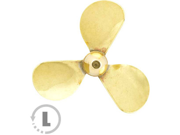 Raboesch boat propeller class 146 75mm M5 3-blade left / KR-rb146-28