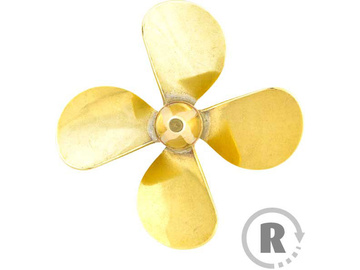 Raboesch boat propeller class 147 70mm M4 4-blade right / KR-rb147-25a