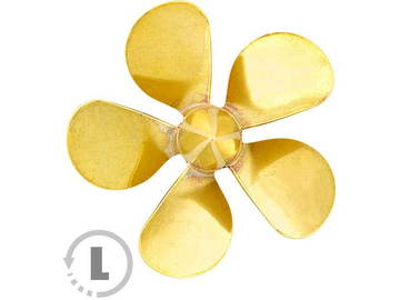 Raboesch boat propeller class 181 80mm M5 5-blade left / KR-rb181-24