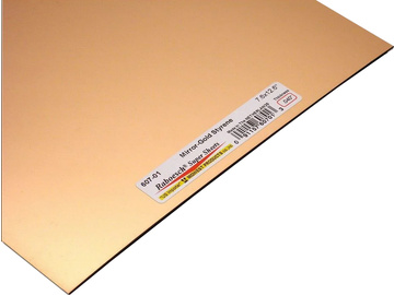 Raboesch polystyrene sheet gold 1.5x194x320mm / KR-rb607-03
