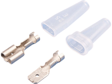ROMARIN Konektor Faston 6.3mm s izolací (6 párů) ROMARIN Konektor Faston 6.3mm s izolací (6 párů) / KR-ro4039
