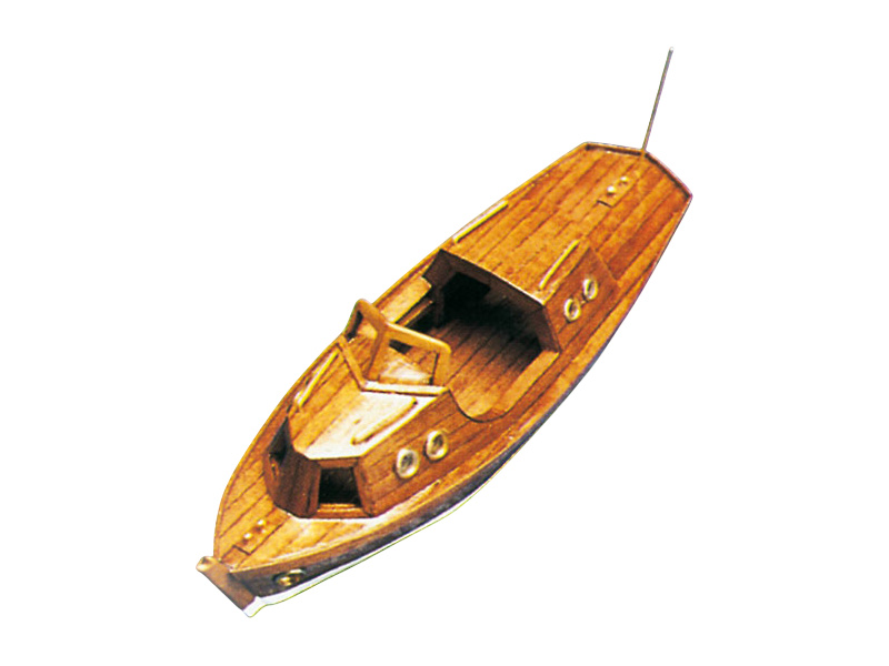 Krick Motorový kajutový člun kit 123x35x43mm
