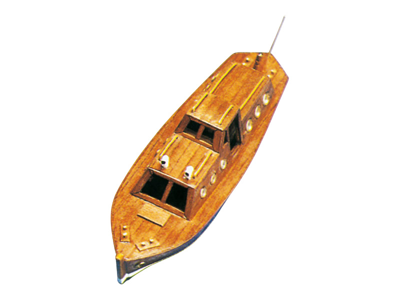 Krick Motorový kajutový člun kit 125x35x43mm