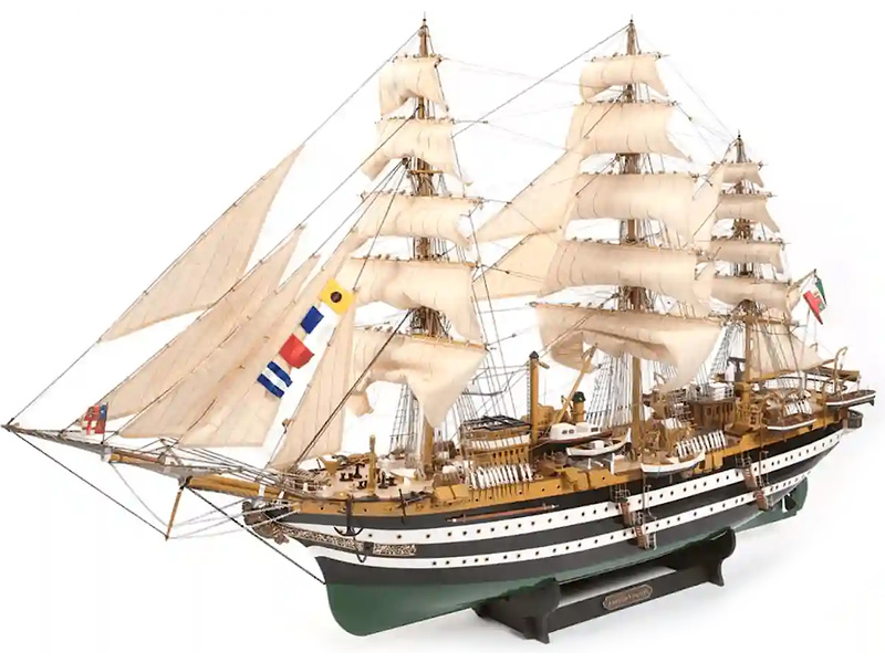 OCCRE Amerigo Vespucci 1:100 + plachty Kit