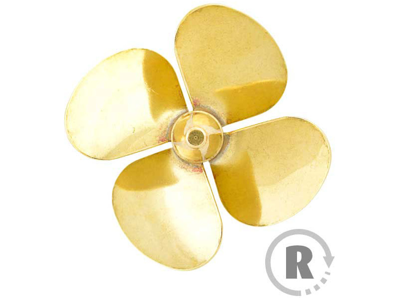 Raboesch boat propeller class 174 20mm M3 4blade right (KRrb17443