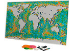 LEGO ART - Mapa světa