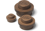 LEGO Wood dřevěný věšák na zeď (3) dub tmavý