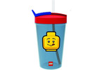 LEGO Drinking Bottle with Straw