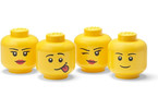 LEGO storage head mini Multi pack 4 pcs