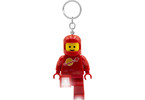 LEGO Keychain Flashlight - Cosmonaut red