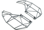 Losi Roll Cage Side Left and Right, Gray: Rock Rey