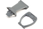 Losi Front Bumper Skid Plate&Support Gray: Rock Rey