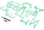 Losi Cage Set, Complete, Green: LMT
