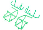 Losi Side Cage and Lower Bar, Green: LMT