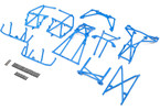 Losi Cage Set Complete, Blue: LMT