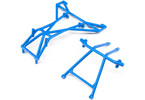 Losi Top and Upper Cage Bars, Blue: LMT