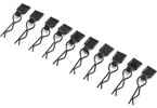 Losi Body Clips, Black, Small (10): LMT